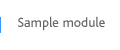 sample module